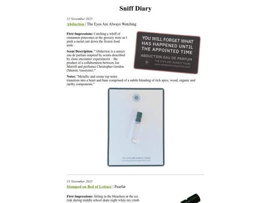 main/sniff-diary screenshot