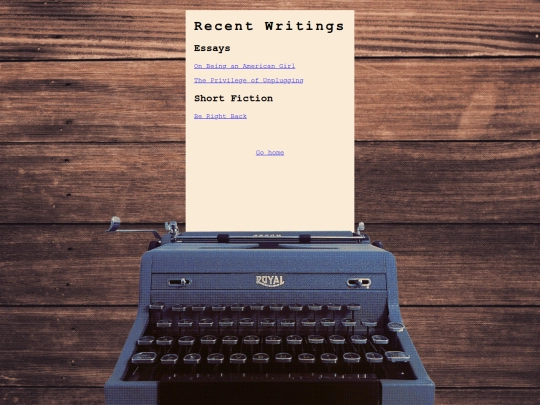 main/writing screenshot
