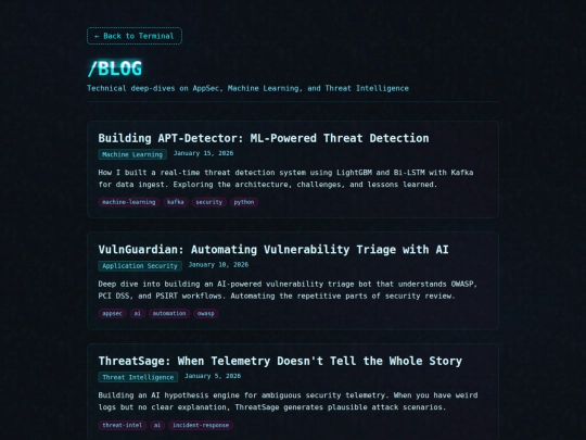 blog screenshot