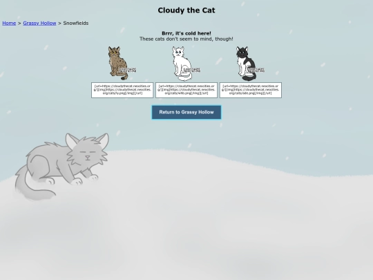 snowfields screenshot