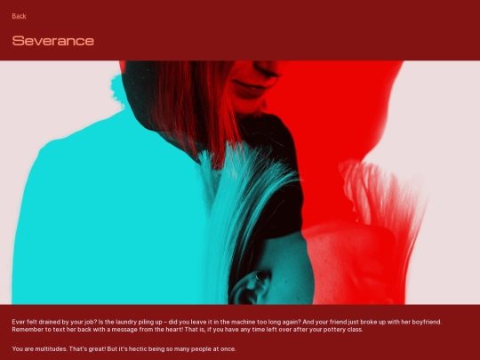 severance screenshot