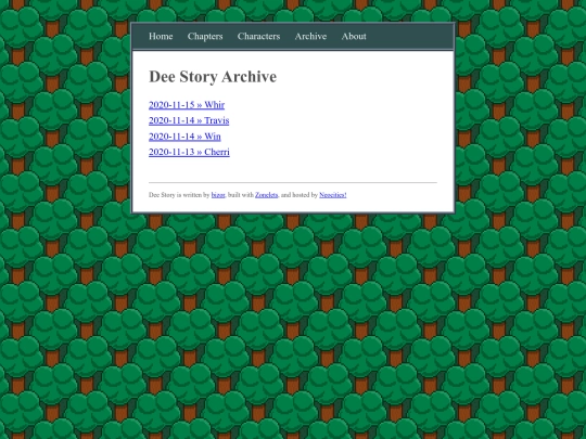 archive screenshot