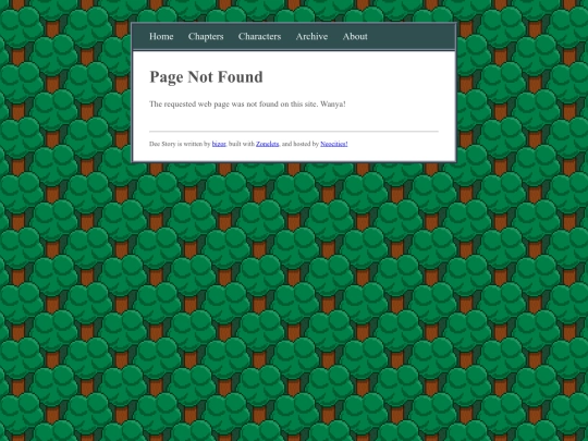 not_found screenshot