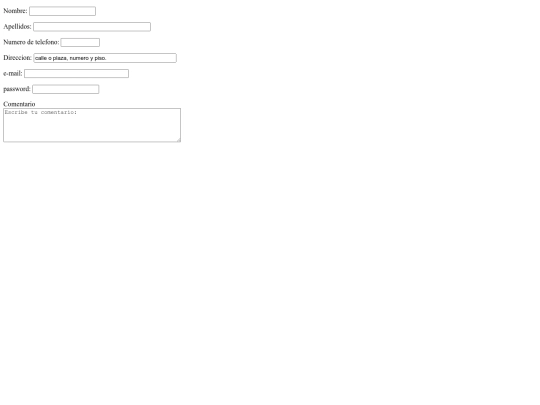 FORMULARIOS.HTML/formulario2 screenshot