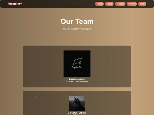 team screenshot