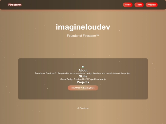 team/imagineloudev screenshot
