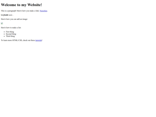 index screenshot