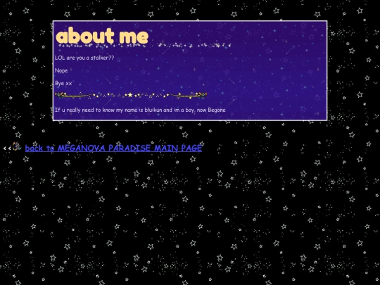 about-me screenshot