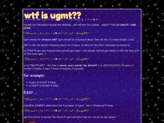 ugmt screenshot