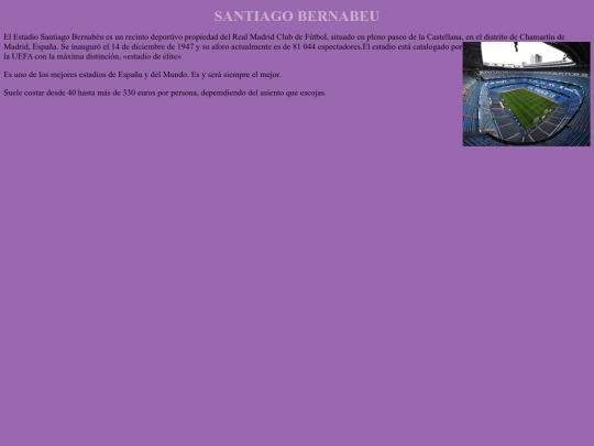 MADRID/bernabeu screenshot