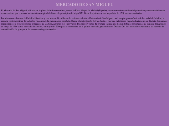 MADRID/mercado screenshot