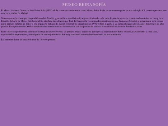 MADRID/museo screenshot