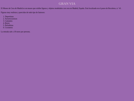 MADRID/museodecera screenshot