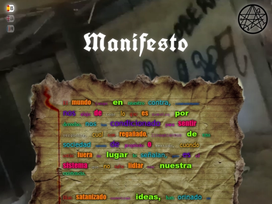 manifesto screenshot