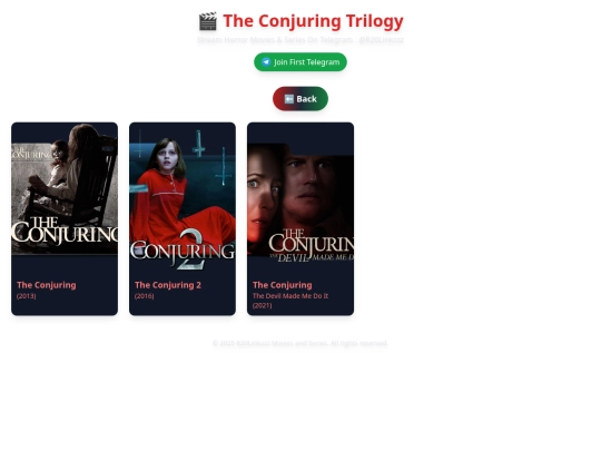 2025/collection movies/Conjuring screenshot