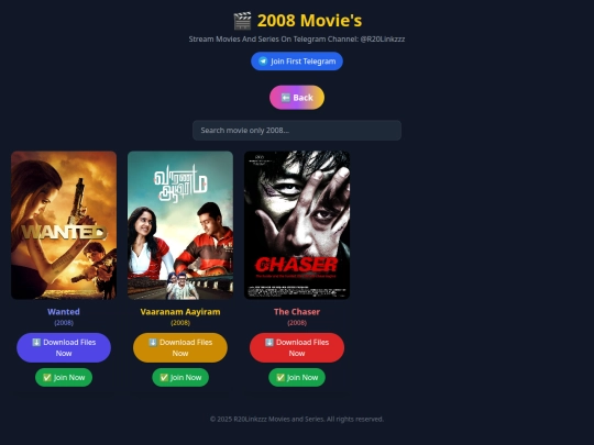 2025/years/2008movies screenshot