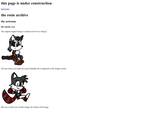 site main pages/artchive screenshot