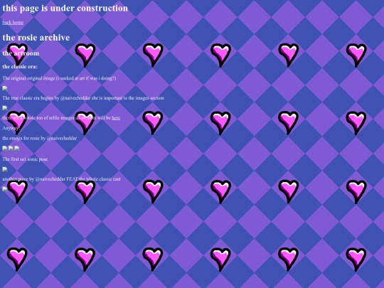 site main pages/artchive/artchive screenshot