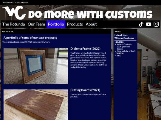 portfolio screenshot