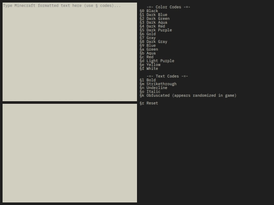 tool/mc-formatter screenshot