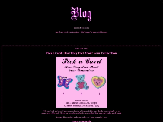 blog screenshot