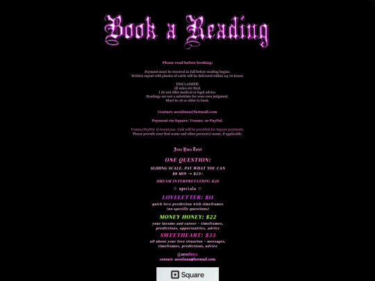 booking screenshot
