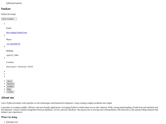 index screenshot