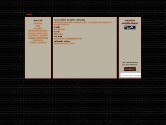 links screenshot