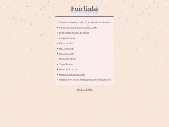 links screenshot