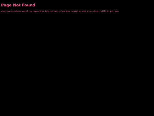 not_found screenshot