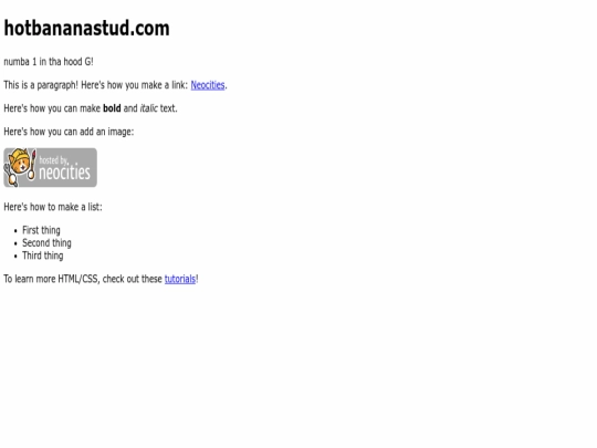 index screenshot
