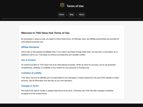 terms screenshot