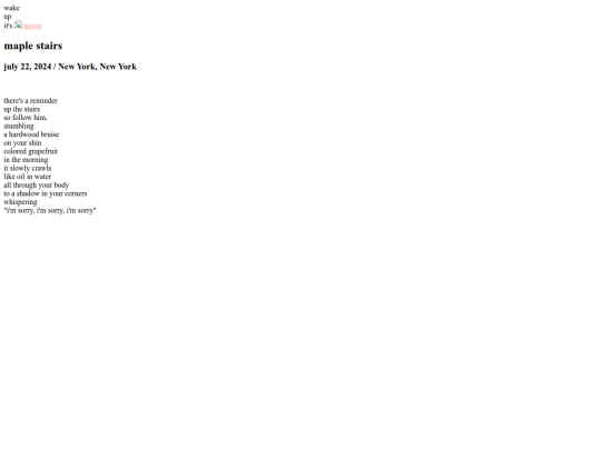 archive/2024-07-22-poem-maple-stairs screenshot