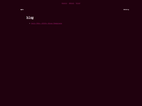 blog screenshot