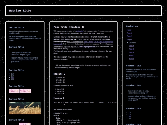 index screenshot