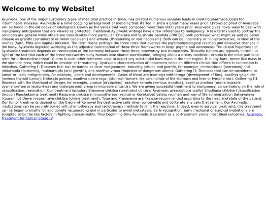 ayurveda screenshot