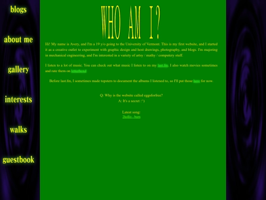 about-me screenshot