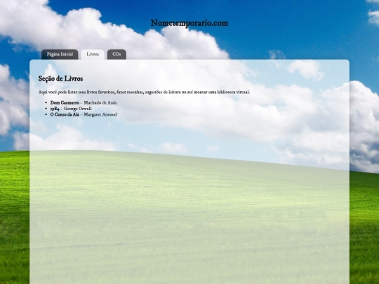 livros screenshot