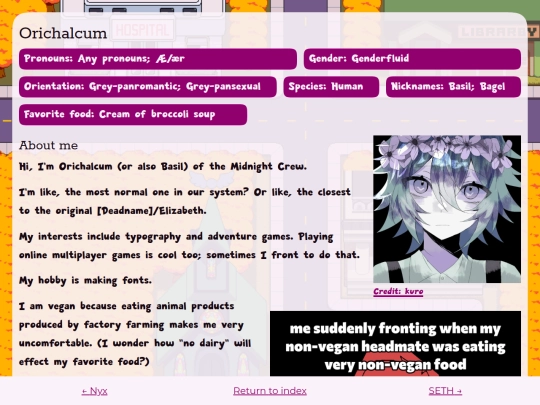 headmates/orichalcum screenshot