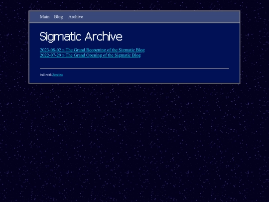 archive screenshot