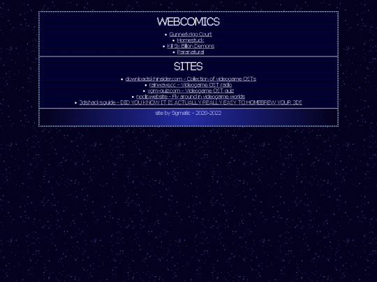 links screenshot