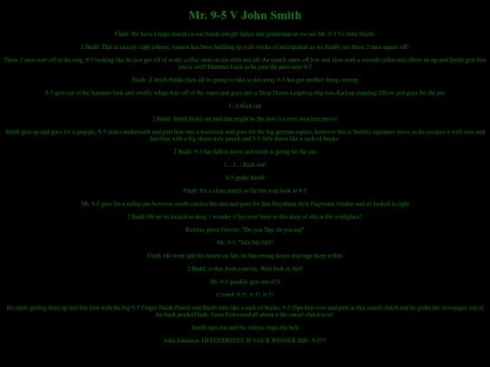 Example screenshot