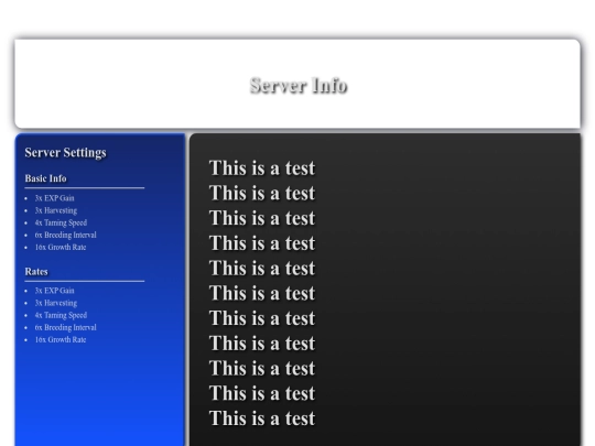 glyph/serverinfo screenshot