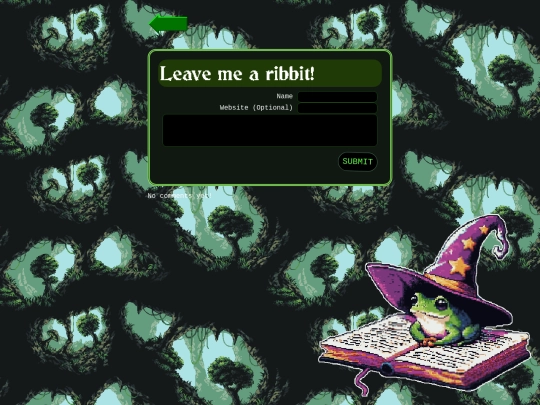 guestbook screenshot