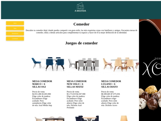 comedores screenshot
