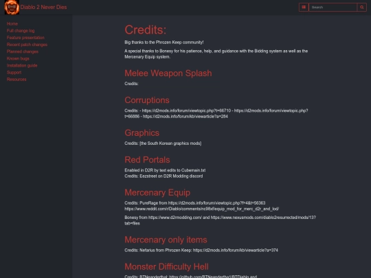 credits screenshot