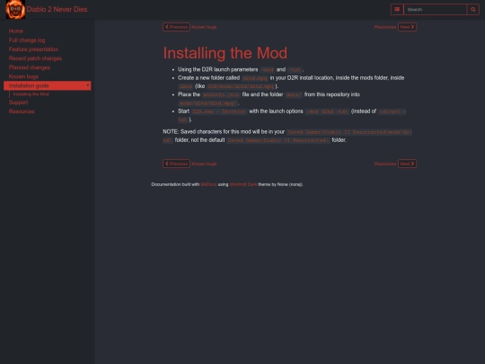 installation screenshot