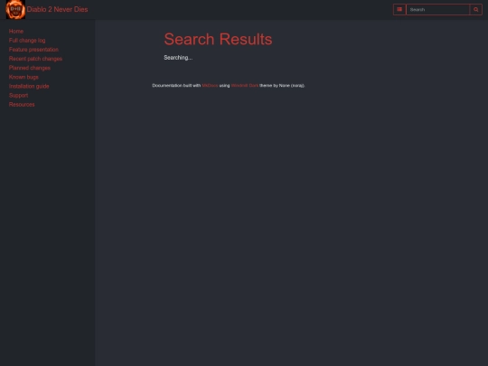 search screenshot