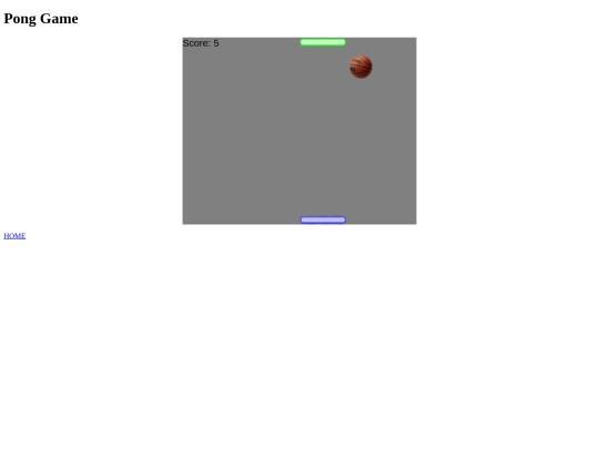 JavaScript Games/Pong screenshot