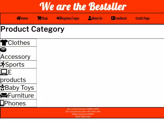 Bestseller screenshot